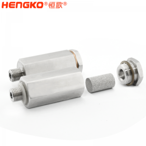 內(nèi)炬式燃氣回火爆炸燃燒耐久燃燒用燒結不銹鋼阻火器