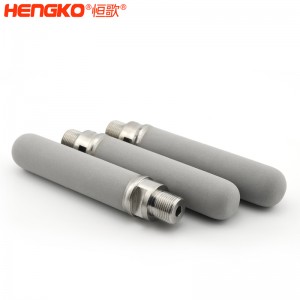 316L燒結(jié)不銹鋼濾芯_微米孔隙工業(yè)機外螺紋不銹鋼濾芯過濾筒