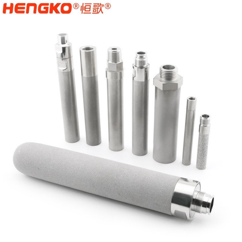 不銹鋼螺紋粉末燒結(jié)濾芯微米級(jí)高精度316L材質(zhì)高溫?zé)Y(jié)過(guò)濾器